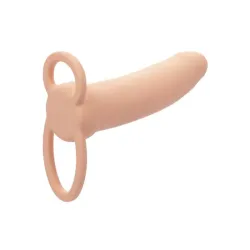 Vibratore indossabile DP chiaro 14 cm Vibratore indossabile DP chiaro 14 cm