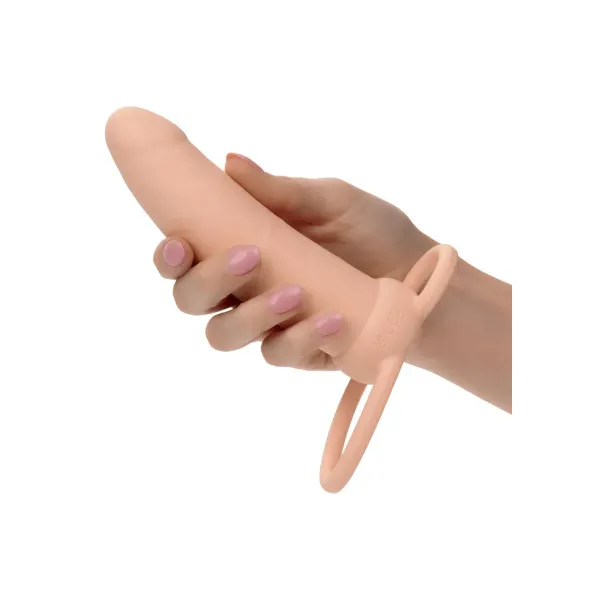 Vibratore indossabile DP chiaro 14 cm