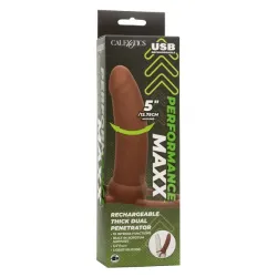 Vibratore indossabile DP mulatto 14 cm Vibratore indossabile DP mulatto 14 cm