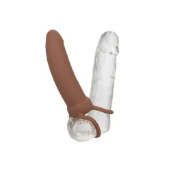 Vibratore indossabile DP mulatto 14 cm Vibratore indossabile DP mulatto 14 cm