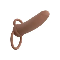 Vibratore indossabile DP mulatto 14 cm Vibratore indossabile DP mulatto 14 cm