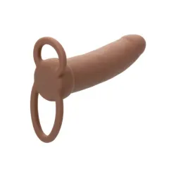 Vibratore indossabile DP mulatto 14 cm Vibratore indossabile DP mulatto 14 cm