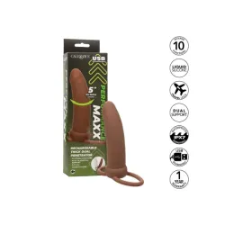 Vibratore indossabile DP mulatto 14 cm Vibratore indossabile DP mulatto 14 cm