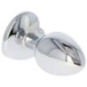 Plug anale metallo cuore rosso Small 6 cm Plug anale metallo cuore rosso Small 6 cm