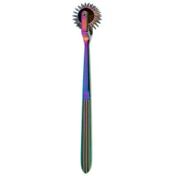 Rotella di Wartenberg a 3 file arcobaleno Rotella di Wartenberg a 3 file arcobaleno