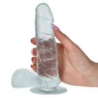 Fallo realistico jelly trasparente 16,5 cm