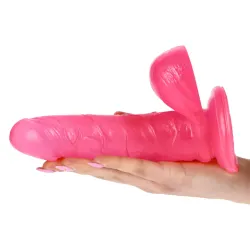 Fallo realistico jelly fucsia 16,5 cm Fallo realistico jelly fucsia 16,5 cm