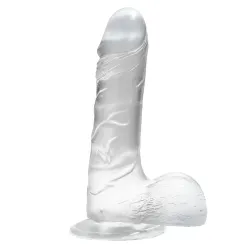 Fallo realistico jelly trasparente 20,5 cm Fallo realistico jelly trasparente 20,5 cm