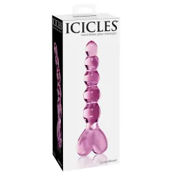Dildo in vetro Punto G e Prostata Icicles No.43 Dildo in vetro Punto G e Prostata Icicles No.43