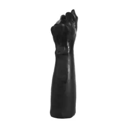 Braccio con mano chiusa fisting nero 30 cm Braccio con mano chiusa fisting nero 30 cm