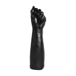 Braccio con mano chiusa fisting nero 30 cm Braccio con mano chiusa fisting nero 30 cm