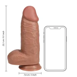 Fallo Realistico grosso mulatto 23 cm Fallo Realistico grosso mulatto 23 cm