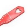 Paddle sculacciatore borchie cuore rosso 31cm Paddle sculacciatore borchie cuore rosso 31cm