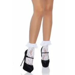 Calzini sexy corti pizzo bianchi Calzini sexy corti pizzo bianchi