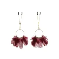 Pinzette per capezzoli con piume Taboom