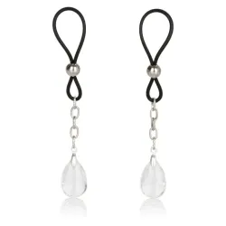 Stringi capezzoli con pendenti bianchi Stringi capezzoli con pendenti bianchi
