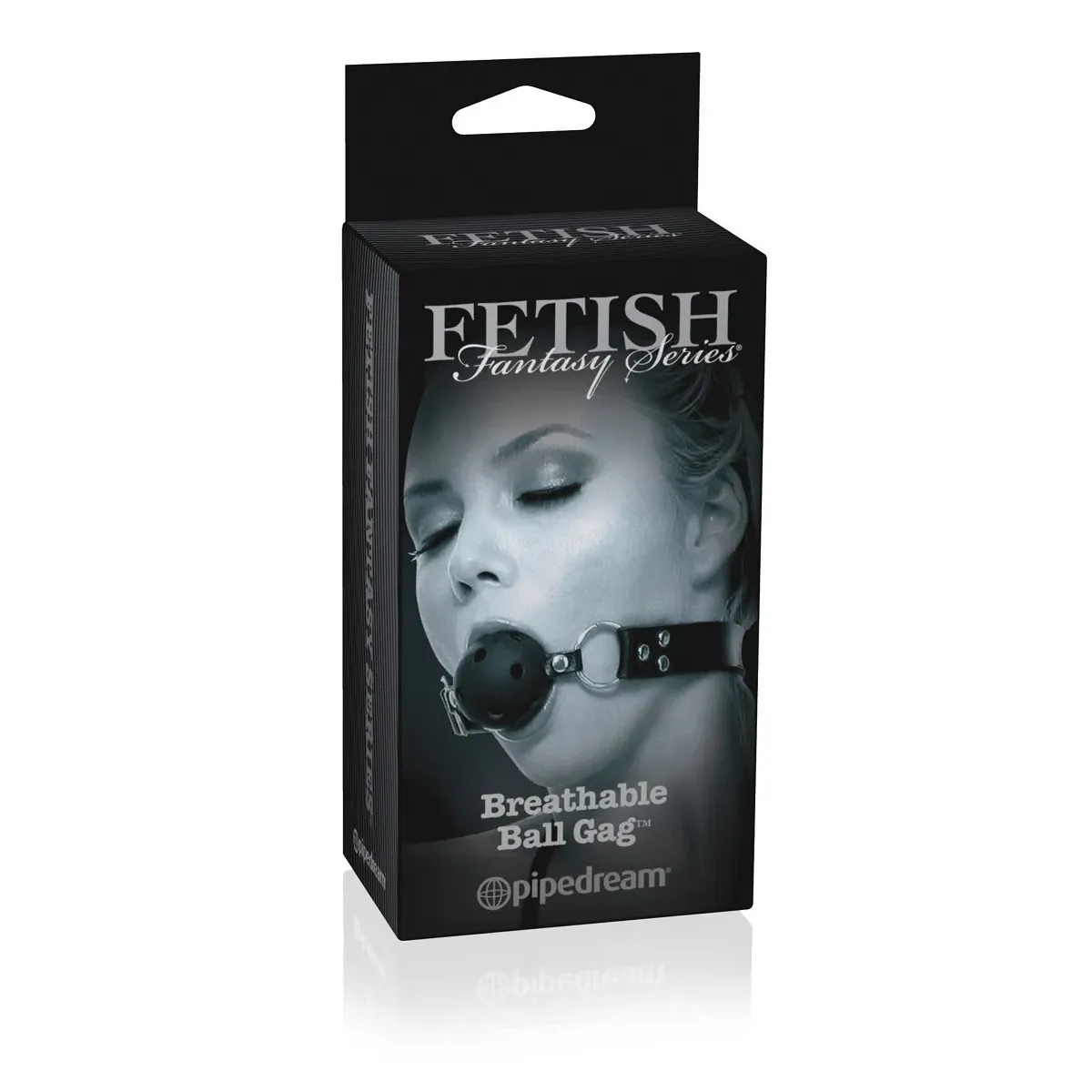 Ball gag traspirante nera fetish