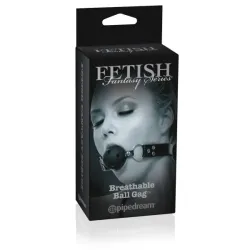 Ball gag traspirante nera fetish