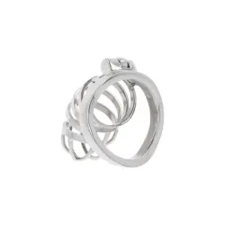 Gabbia di Castità pene in metallo 8 cm Gabbia di Castità pene in metallo 8 cm