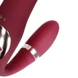 Vibratore indossabile donna strapon porpora Vibratore indossabile donna strapon porpora