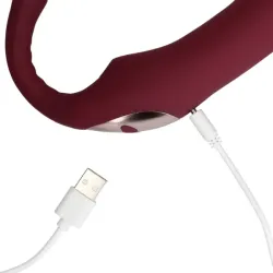 Vibratore indossabile donna strapon porpora Vibratore indossabile donna strapon porpora