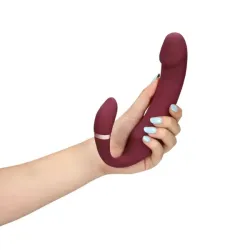 Vibratore indossabile donna strapon porpora Vibratore indossabile donna strapon porpora