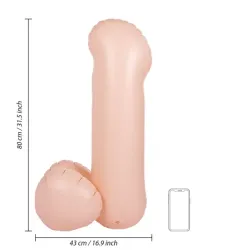 Pene gonfiabile gigante da festa 80 cm Pene gonfiabile gigante da festa 80 cm