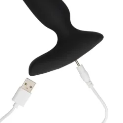 Plug anale vibrante con sfere e telecomando Plug anale vibrante con sfere e telecomando