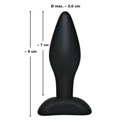 Plug anale in silicone Black Plug anale in silicone Black