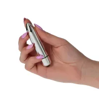 Vibratore vaginale mini argento