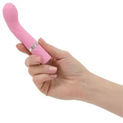 Vibratore mini per punto G silicone rosa Vibratore mini per punto G silicone rosa
