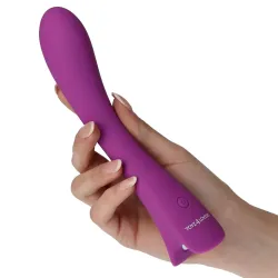 Vibratore curvo per punto G viola Vibratore curvo per punto G viola
