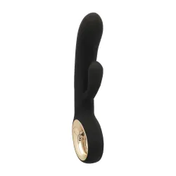 Vibratore rabbit Twin Touch Grip nero Vibratore rabbit Twin Touch Grip nero