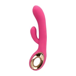 Vibratore rabbit Twin Touch Grip fucsia Vibratore rabbit Twin Touch Grip fucsia