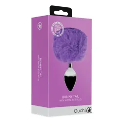 Plug Anale metallo Fox Tail viola 13,5 cm Plug Anale metallo Fox Tail viola 13,5 cm