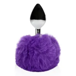 Plug Anale metallo Fox Tail viola 13,5 cm Plug Anale metallo Fox Tail viola 13,5 cm