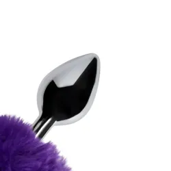 Plug Anale metallo Fox Tail viola 13,5 cm Plug Anale metallo Fox Tail viola 13,5 cm
