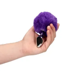 Plug Anale metallo Fox Tail viola 13,5 cm Plug Anale metallo Fox Tail viola 13,5 cm