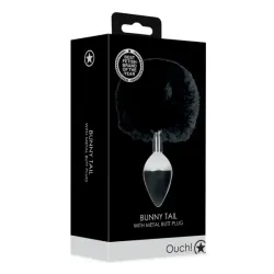 Plug Anale metallo Fox Tail nero 13,5 cm Plug Anale metallo Fox Tail nero 13,5 cm