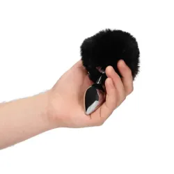 Plug Anale metallo Fox Tail nero 13,5 cm Plug Anale metallo Fox Tail nero 13,5 cm