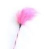 Frustino bdsm con piume rosa 74 cm Frustino bdsm con piume rosa 74 cm