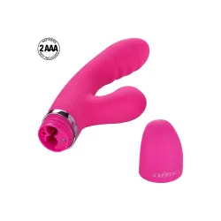Vibratore rabbit + succhia clitoride fucsia Vibratore rabbit + succhia clitoride fucsia