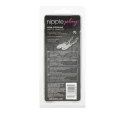 Stringi capezzoli con pendenti bianchi Stringi capezzoli con pendenti bianchi