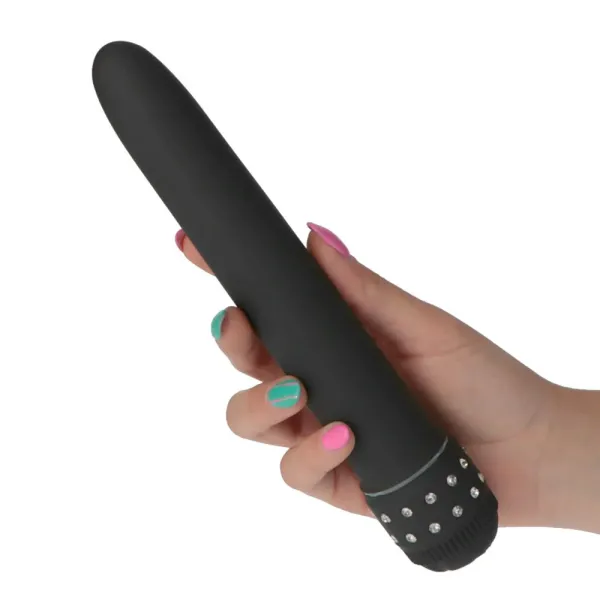 Vibratore classico Diamond nero L
