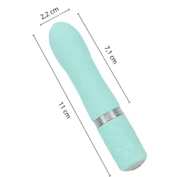 Vibratore mini vaginale silicone celeste Vibratore mini vaginale silicone celeste
