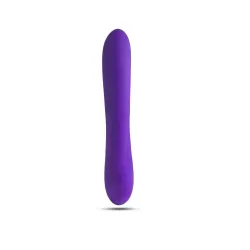 Vibratore per punto G in silicone viola 21 cm Vibratore per punto G in silicone viola 21 cm