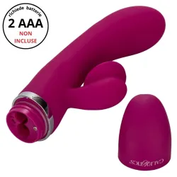 Vibratore rabbit e stimola clitoride fucsia Vibratore rabbit e stimola clitoride fucsia