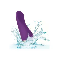 Stimolatore vaginale curvo in silicone viola Stimolatore vaginale curvo in silicone viola