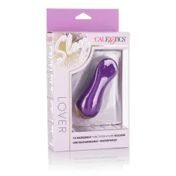 Stimolatore vaginale curvo in silicone viola Stimolatore vaginale curvo in silicone viola