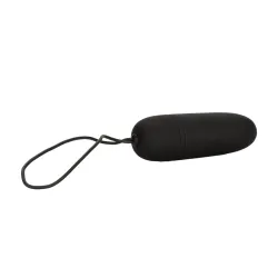 Vibratore bullet silicone telecomandato nero Vibratore bullet silicone telecomandato nero